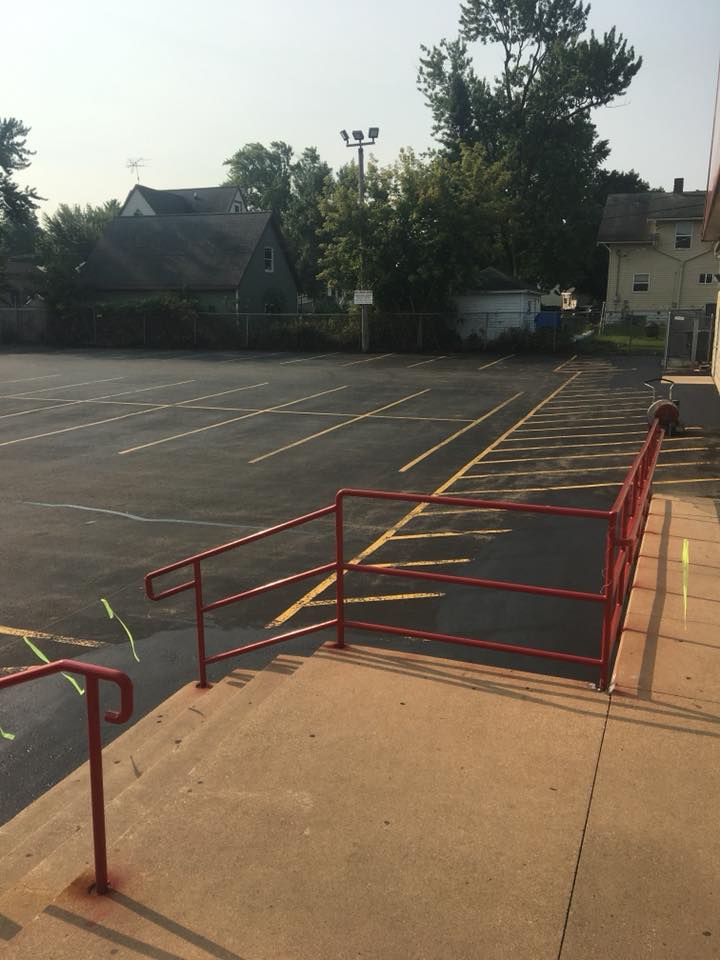 Before and after asphalt service