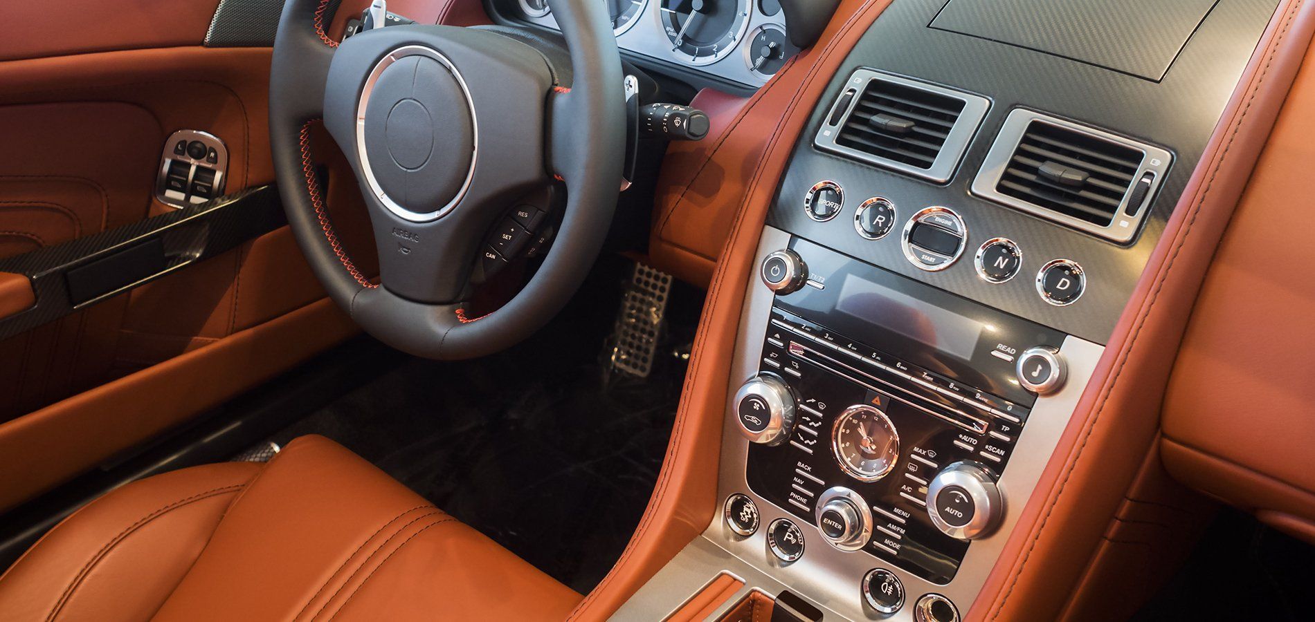 Interior auto detailing