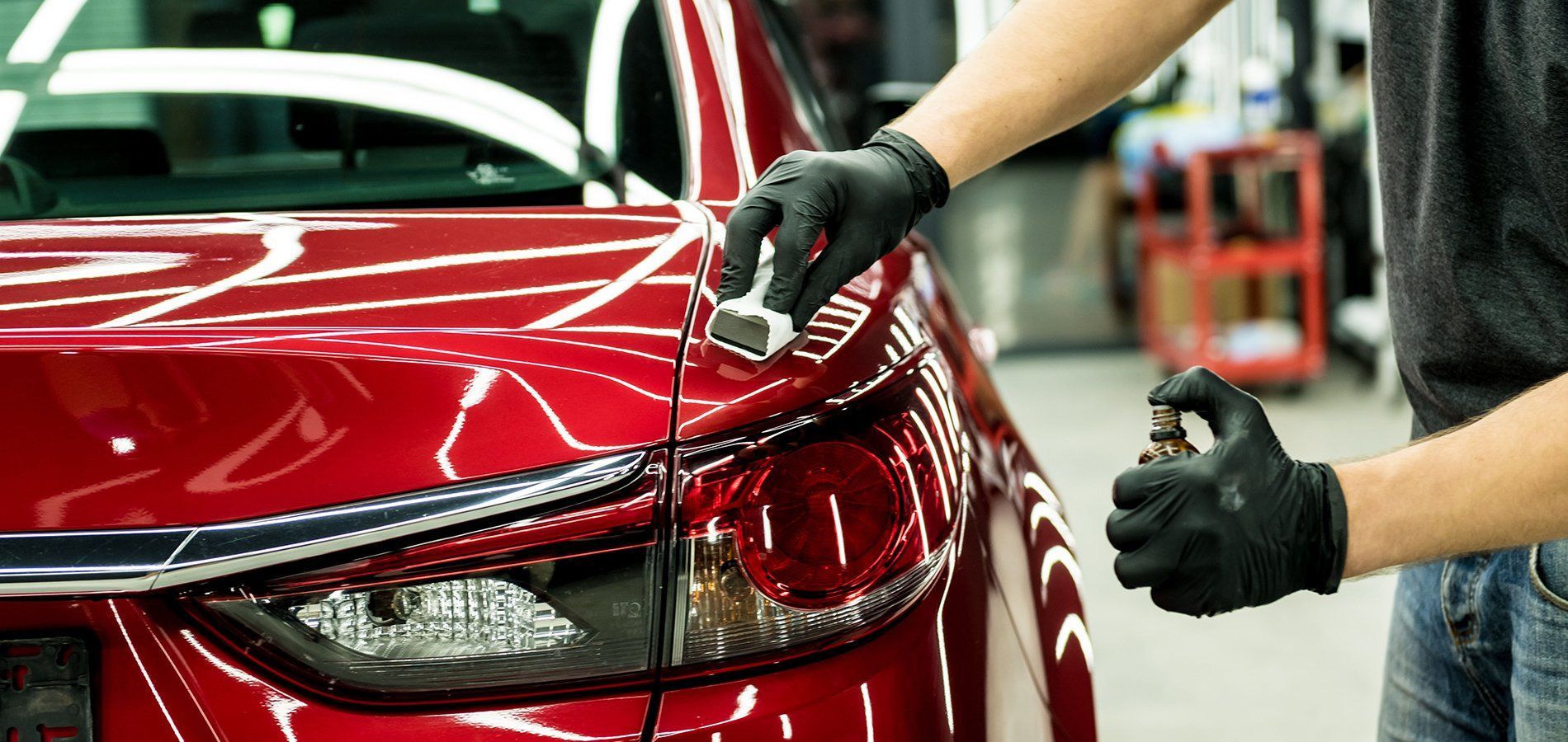 Exterior auto detailing