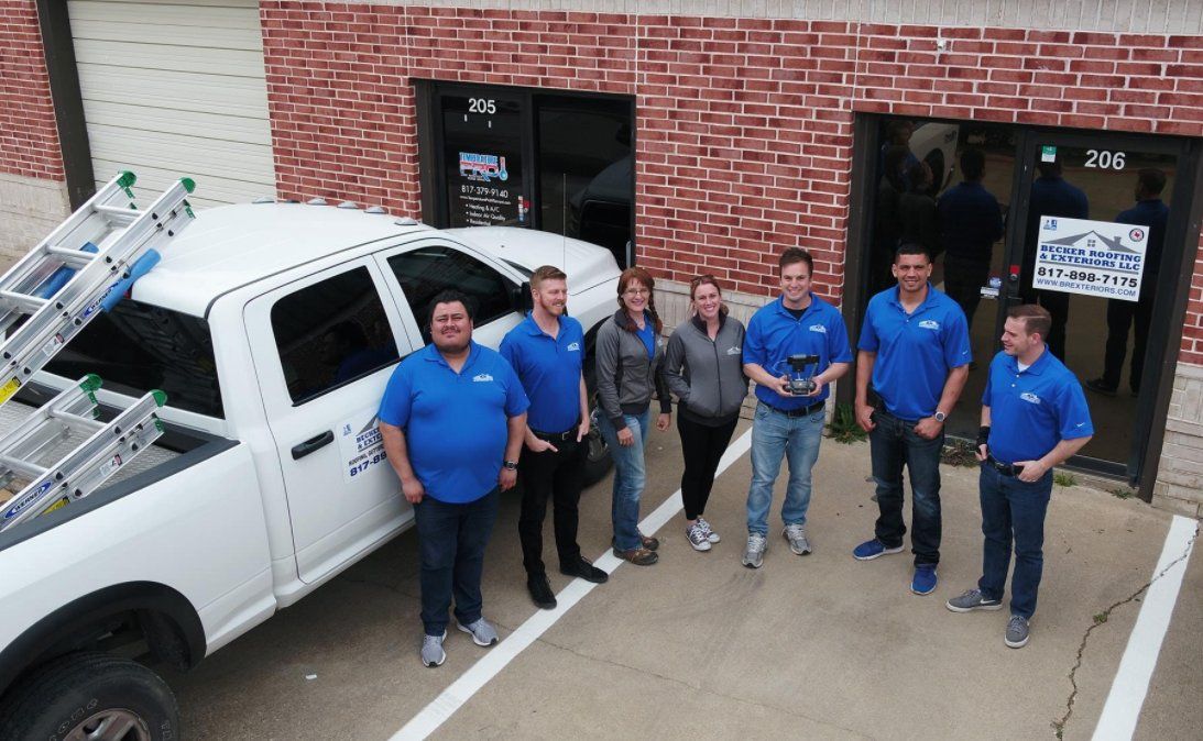 Residential roofing staff