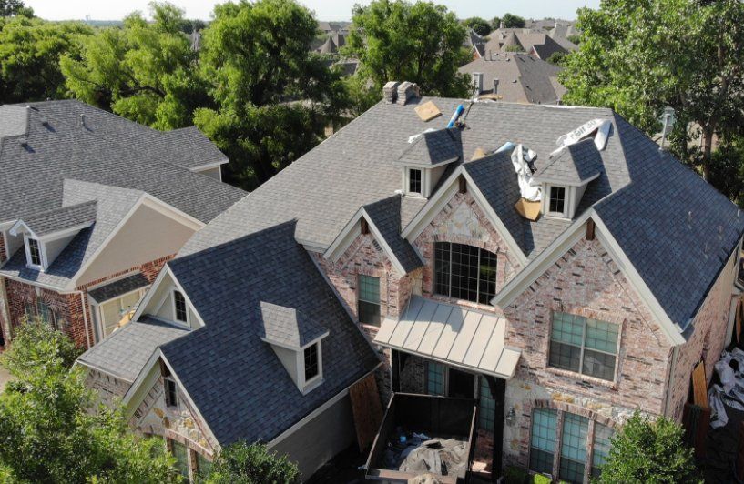 Hail damaged home roof replacement Fort Worth Texas