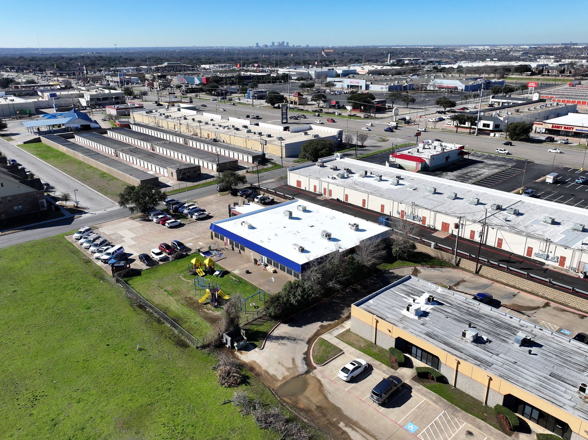 North Richland Hills TPO roof install on 4.5