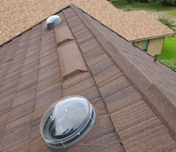 Hurricane ready stone coated steel roof near Addison Texas