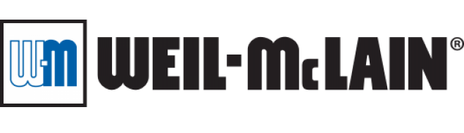 Weil-McLain logo with a square containing 