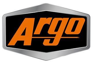 The argo logo is orange and black on a white background.