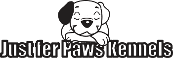 Just fer Paws Kennels - Logo