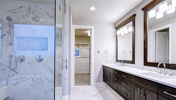 Residential glass installation