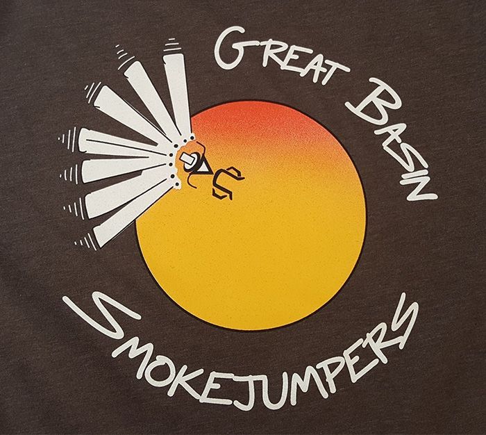 a logo for the Great Basin Smokejumpers