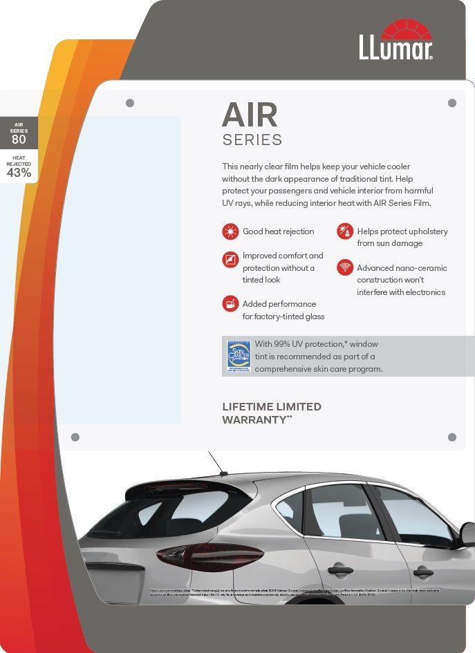 A brochure for a car with a picture of a car on it.