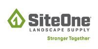 SiteOne Landscape Supply logo with green icon and tagline “Stronger Together”