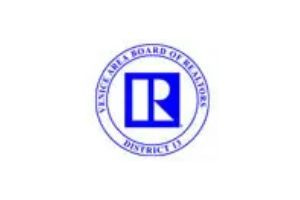 Venice Area Board of Realtors District 12 logo: blue circular emblem with 