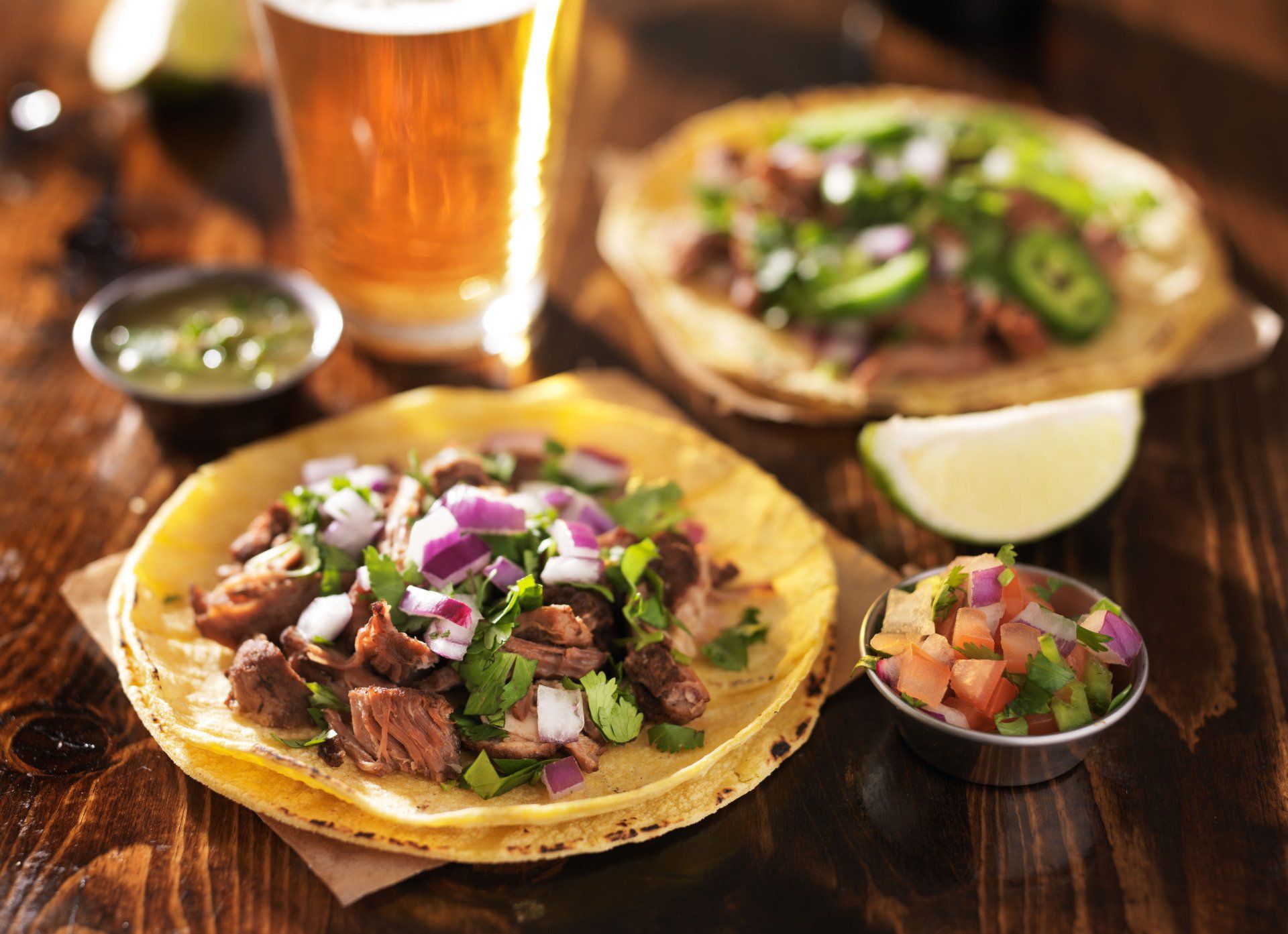 tacos and beer
