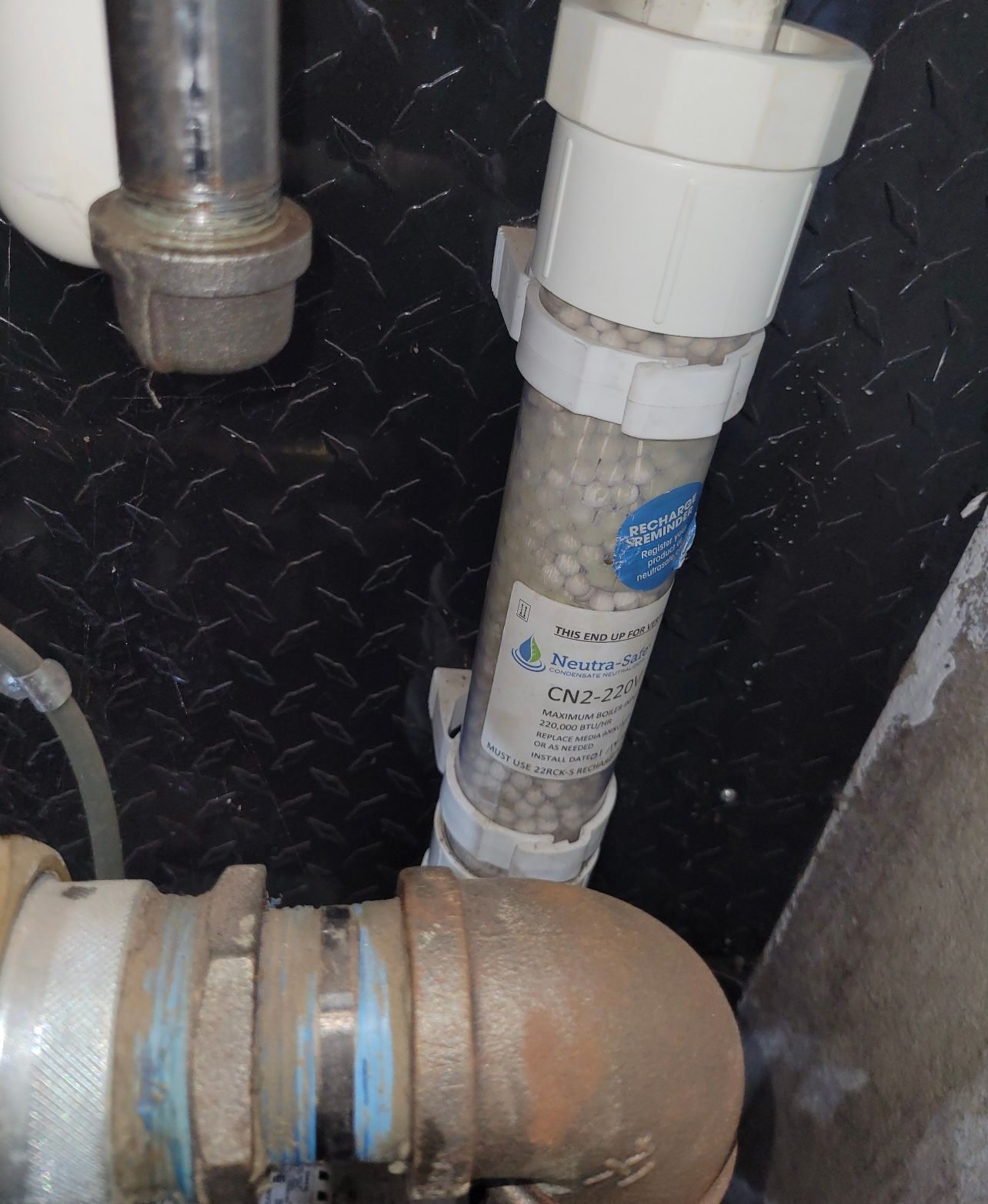 a close up of a pipe