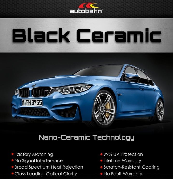 An advertisement for black ceramic nano-ceramic technology