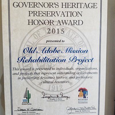 Governor's heritage preservation honor award
