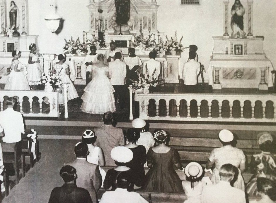 Wedding ceremony old photo