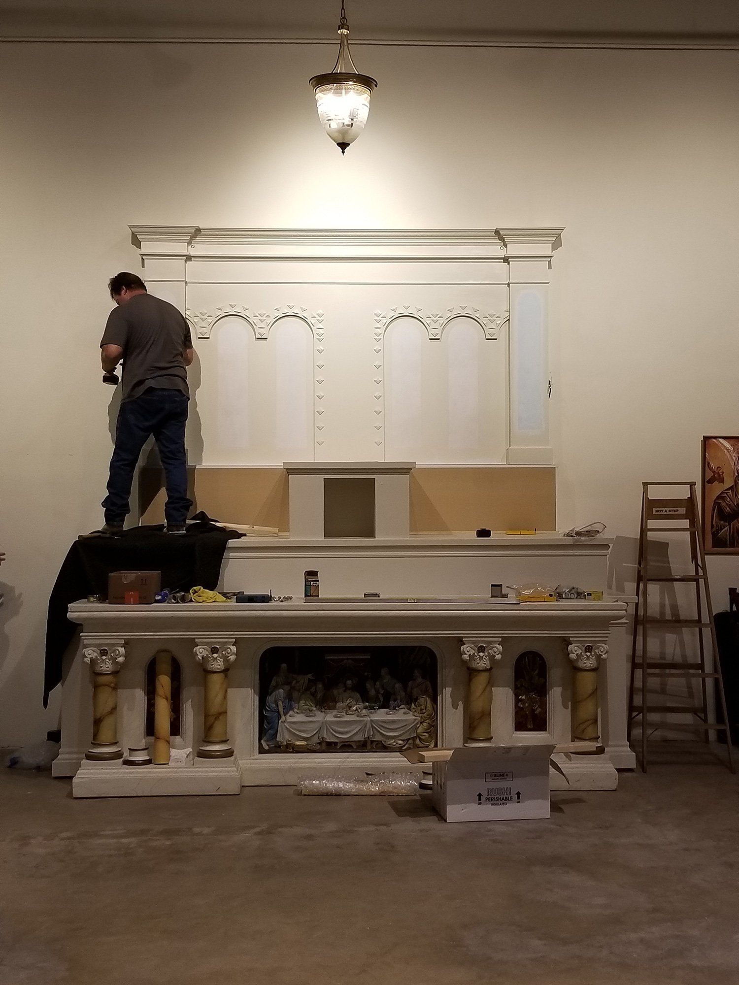 Altar construction
