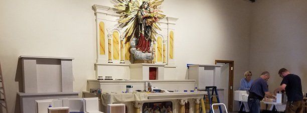 Altar construction