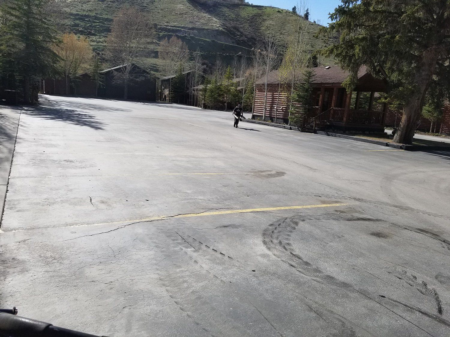 Driveway asphalt paving