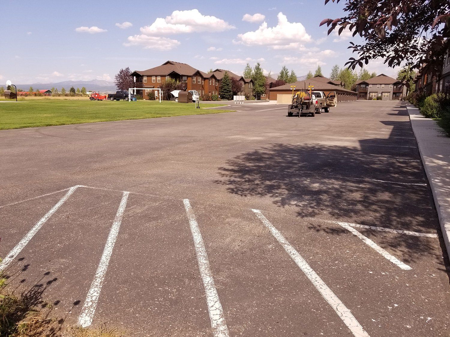 Residential driveway