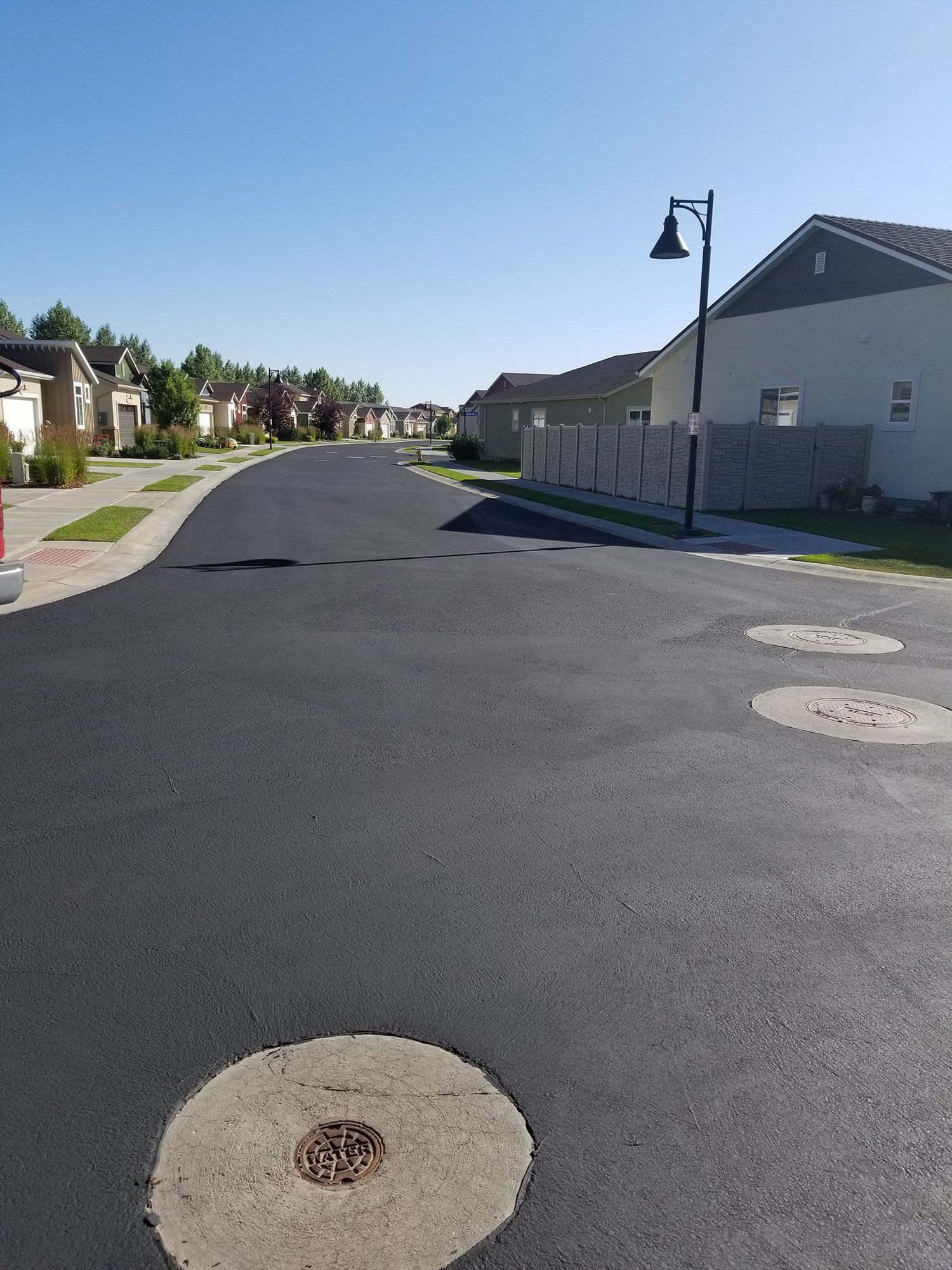 Driveway asphalt paving