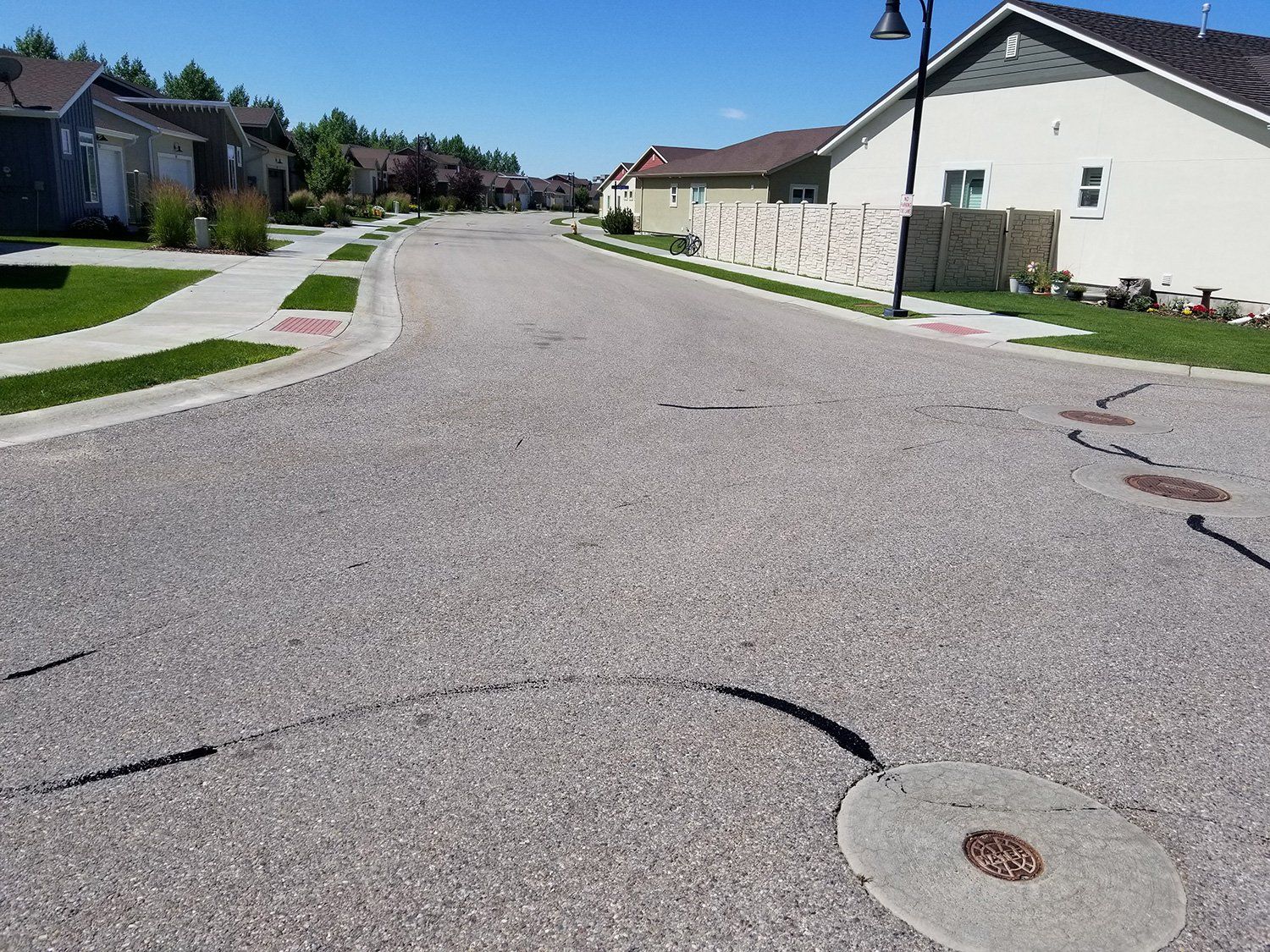 Driveway asphalt paving