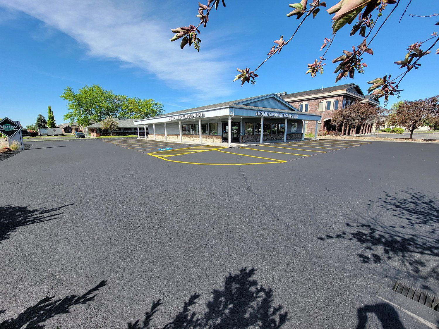 Driveway asphalt paving