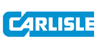 Carlisle logo in blue and white