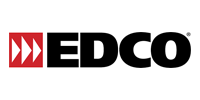 EDCO logo with a red square icon and black text on a white background