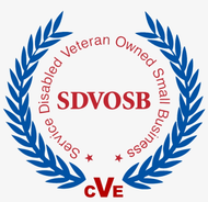 a logo for disabled veteran-owned small business.