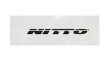 Black stylized “NITO” logo on a light gray background