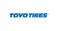 TOYO TIRES blue logo on a white background