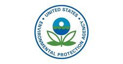 Official seal of the U.S. Environmental Protection Agency featuring a stylized flower and sun in blue and green.
