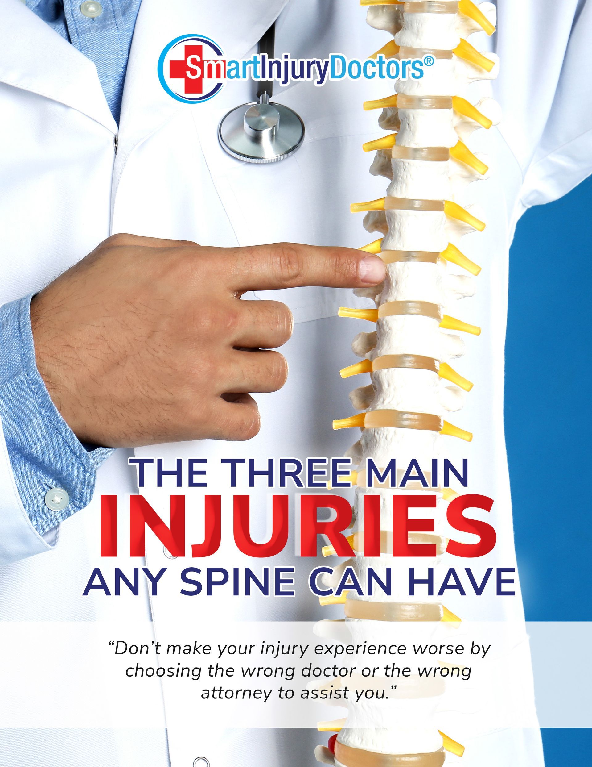 The three main injuries any spine can have