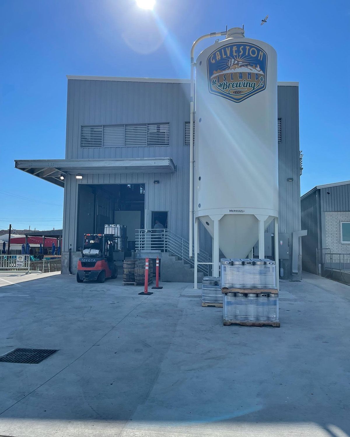 Galveston Island Brewing's factory