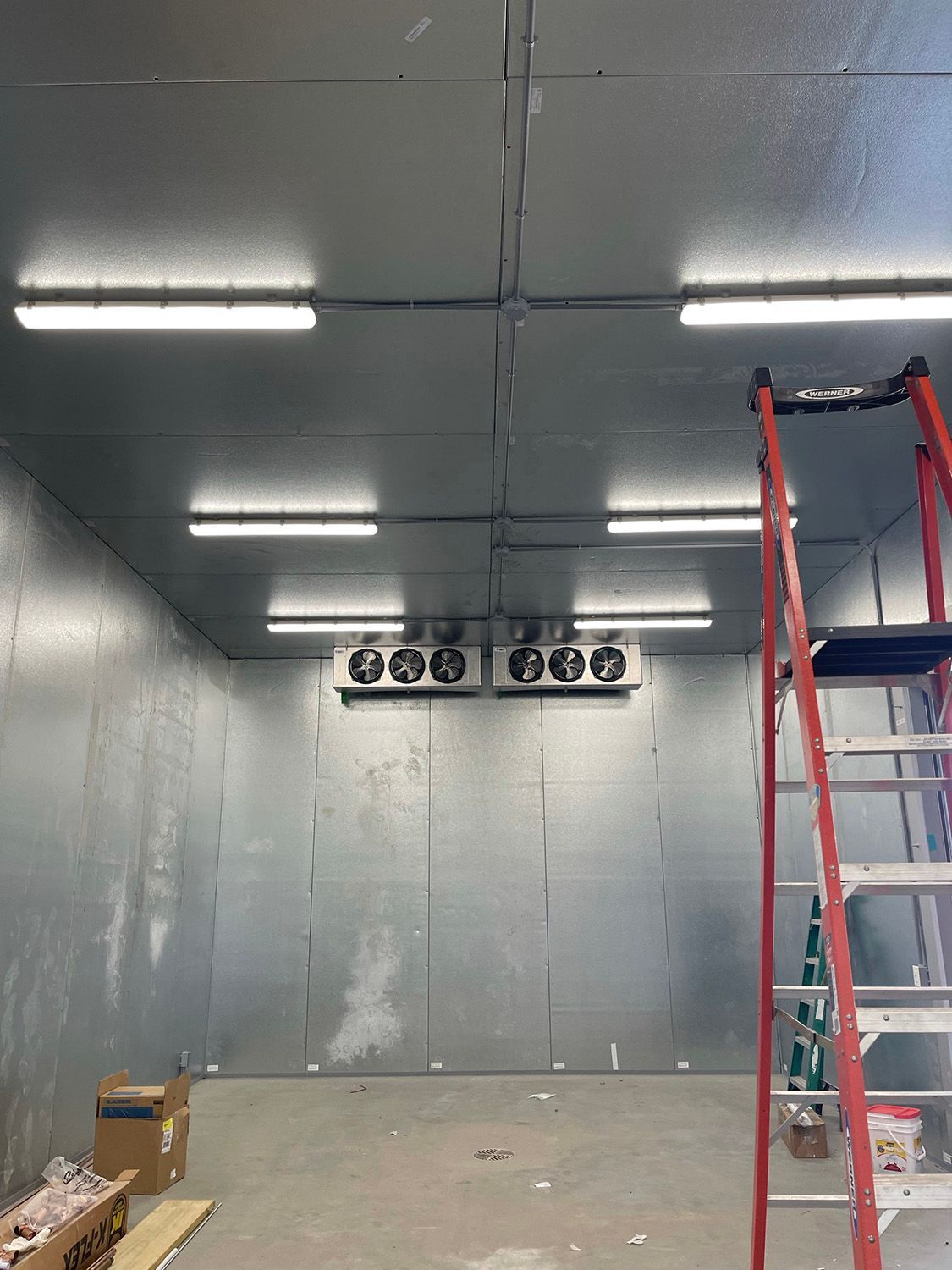 Inside Galveston Island Brewing's factory