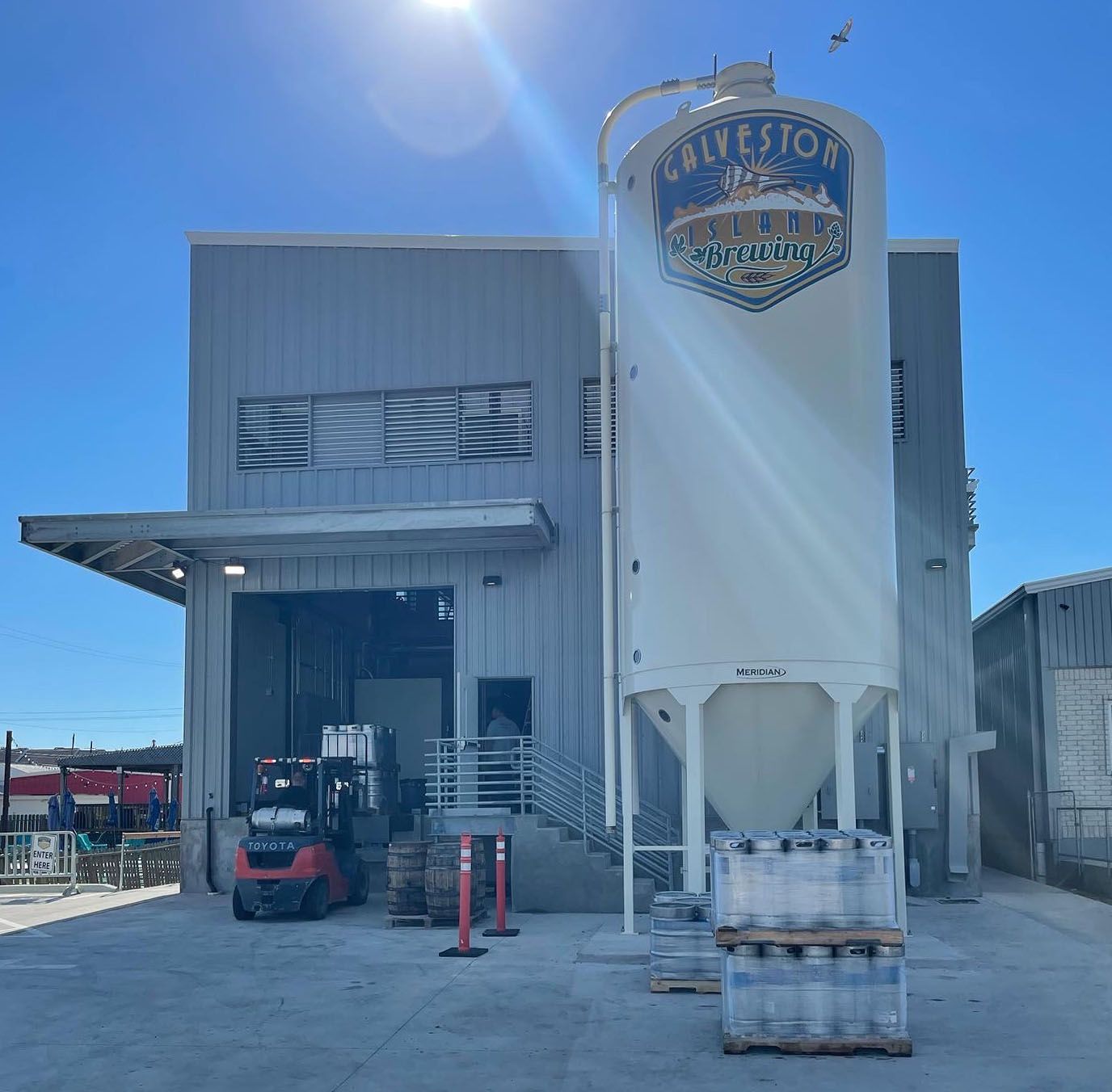 Galveston Island Brewing's factory