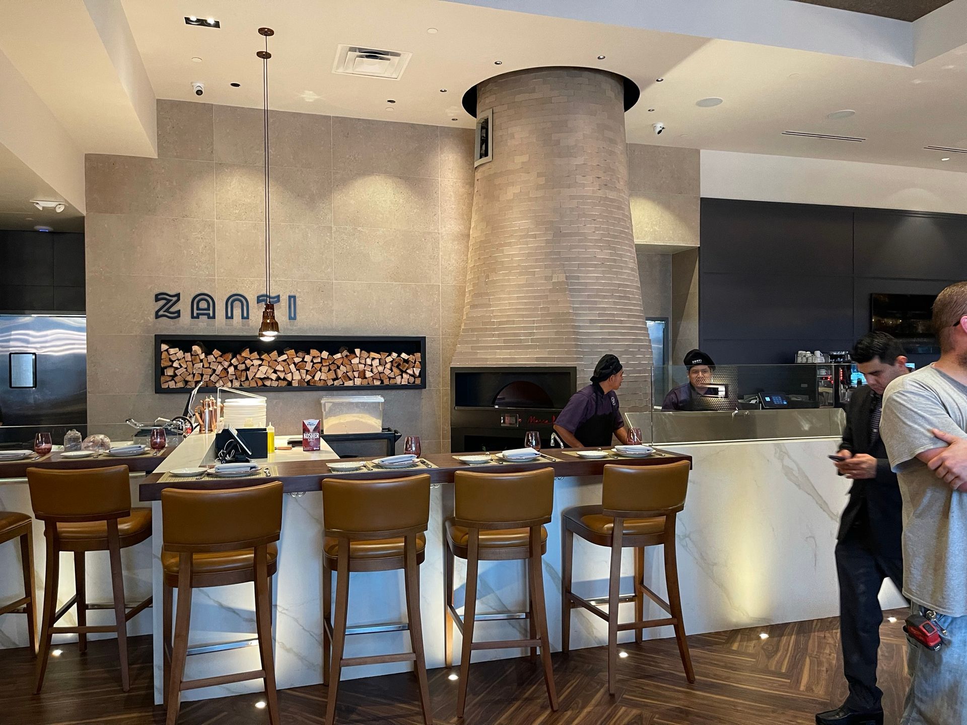 Zanti River Oaks' open kitchen