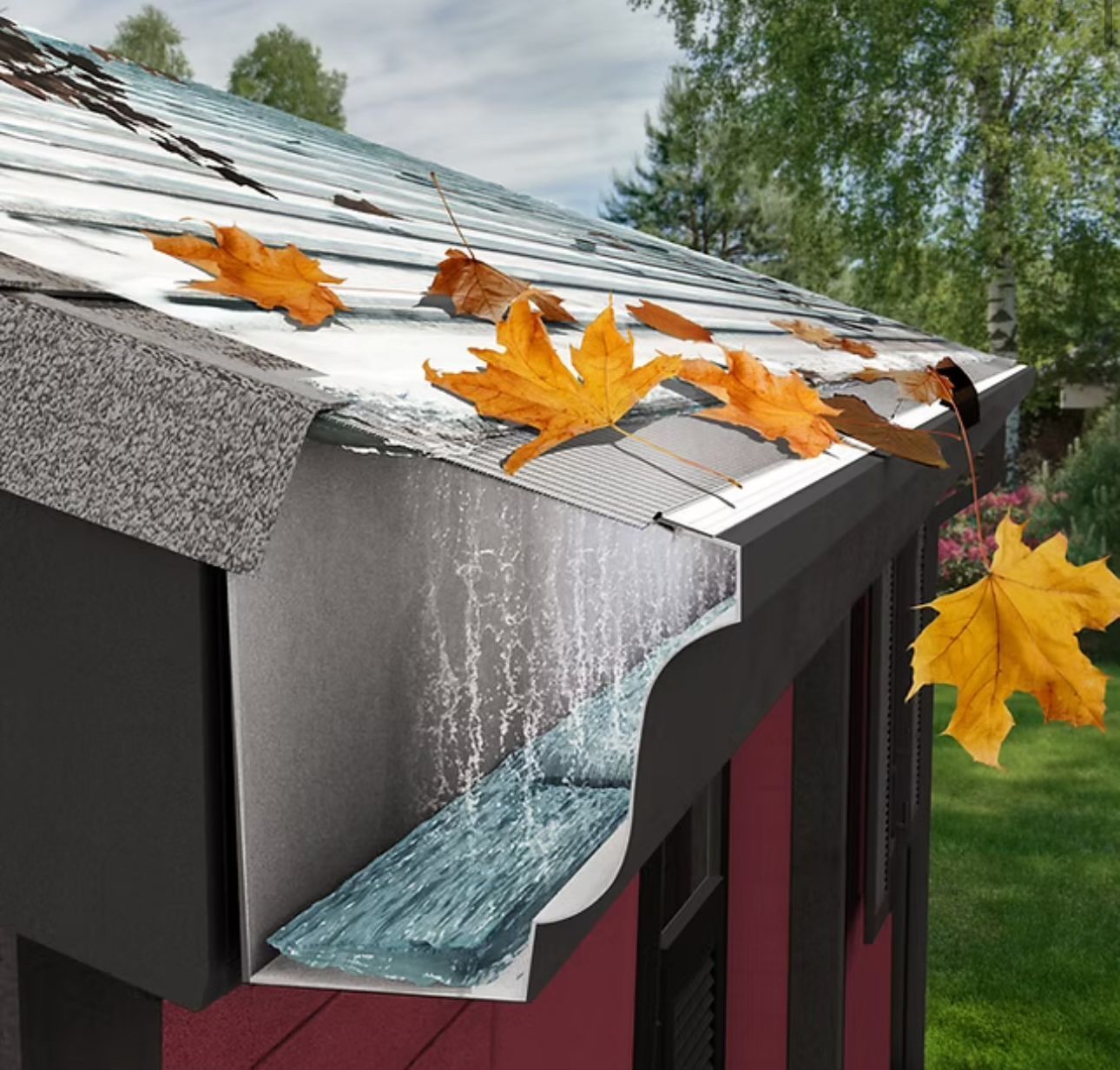 Gutter with Gutter Guard