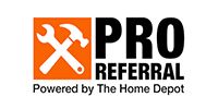 The pro referral logo and