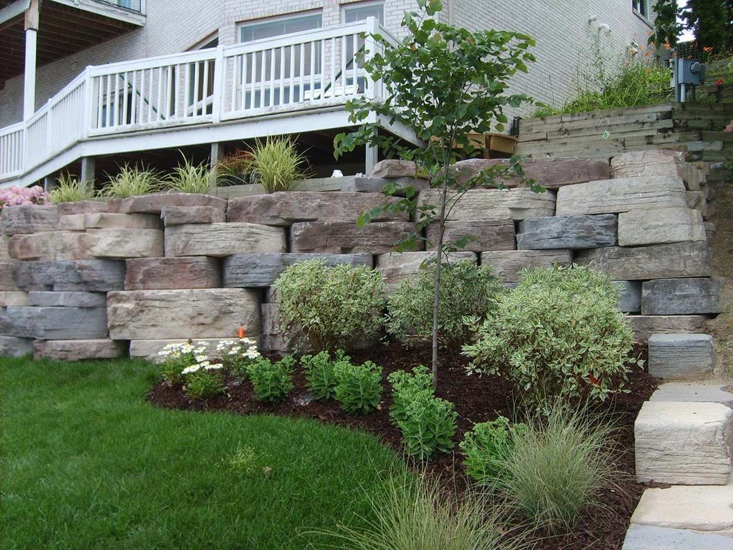 Hardscaping and landscaping
