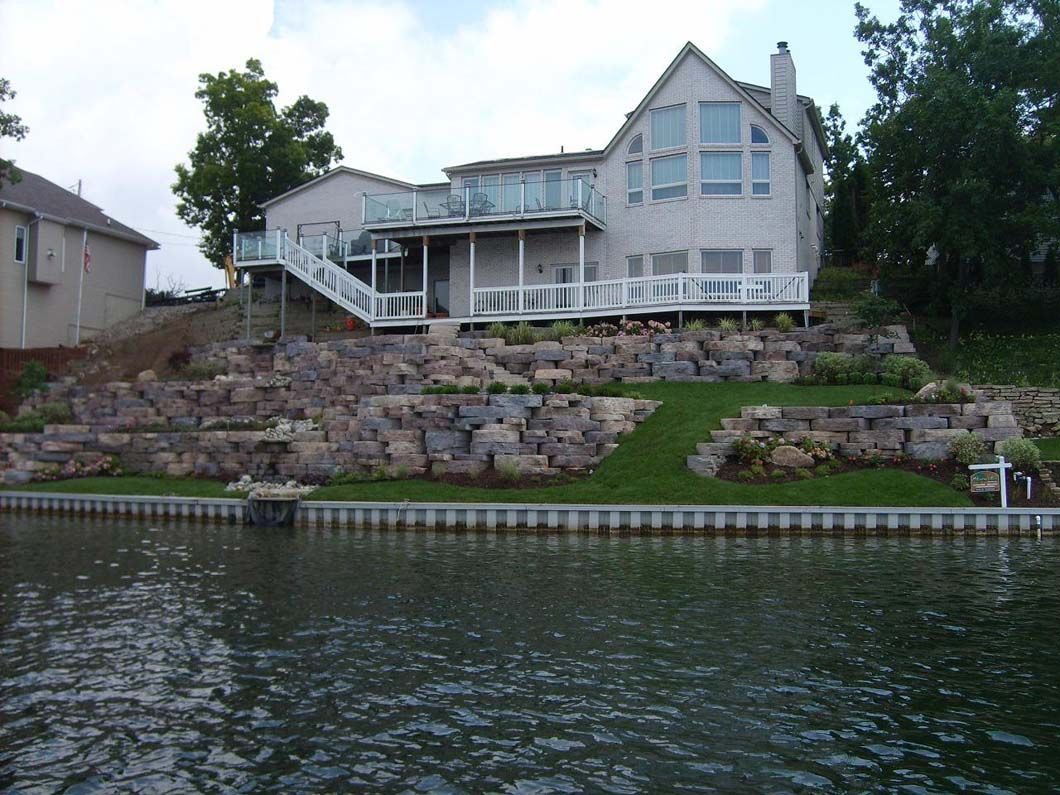 Hardscaping and landscaping