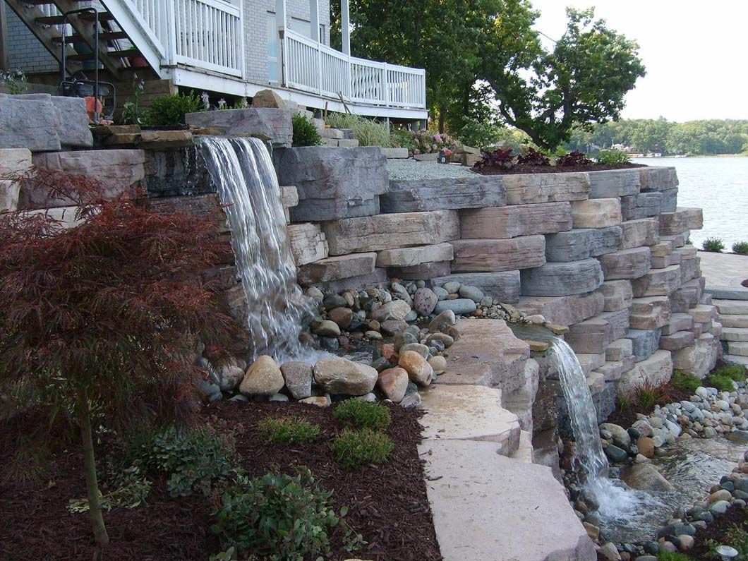 Hardscaping and landscaping