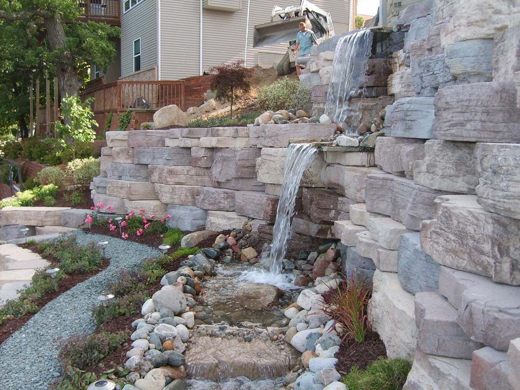 Hardscaping and landscaping