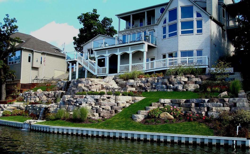 Hardscaping and landscaping