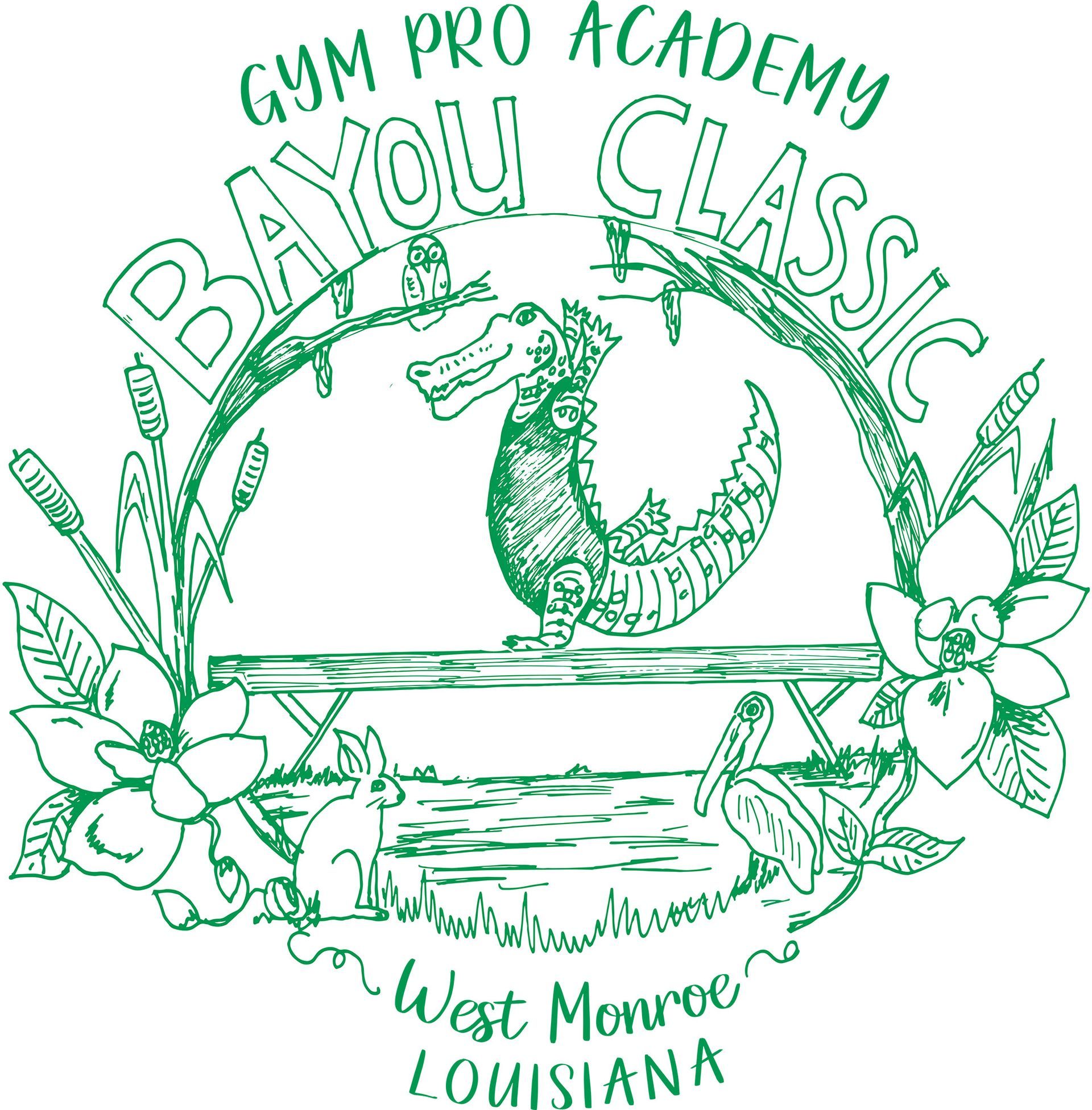 Gym Pro Academy Bayou Classic logo