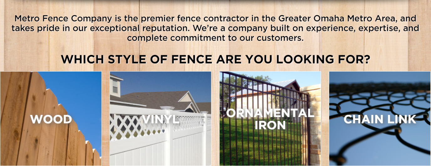 Which style of fence are you looking for ?