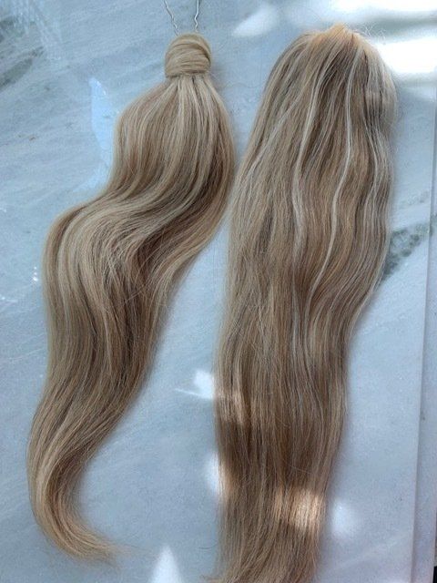 two long hairpieces