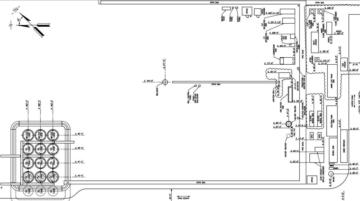 A black and white drawing of a circuit board on a white background.