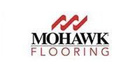 Mohawk Flooring logo: Red stylized 